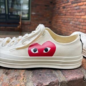 Comme des Garçons PLAY x Converse Chuck 70 Low sneakers Size 11 (W) Size 9 (M)